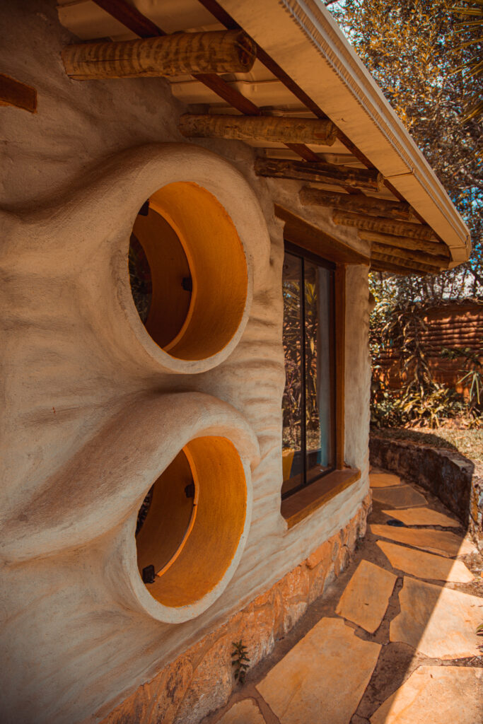 Detalhe das janelas - Casa Vida Viva - Biohabitate