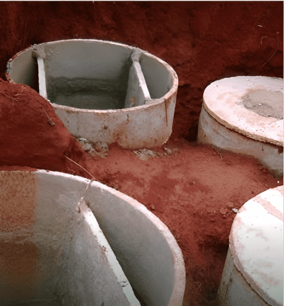 Imagem demonstra saneamento na bioconstrução e como realiza-lo