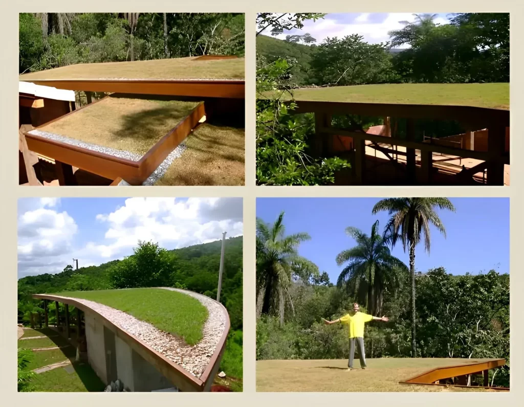 tipos de telhado verde usados para terraço